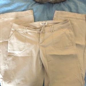 Khaki Abercrombie pants